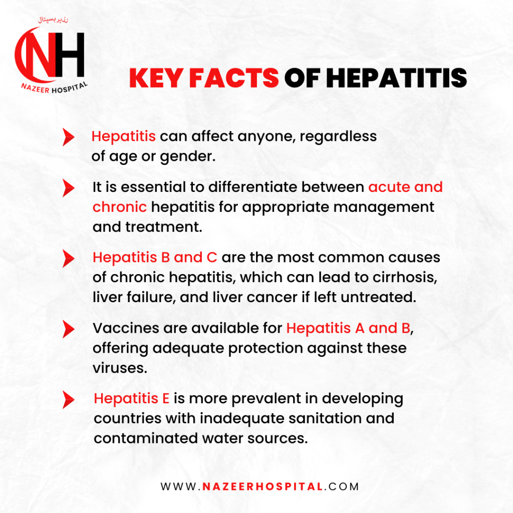 key facts of hepatitis